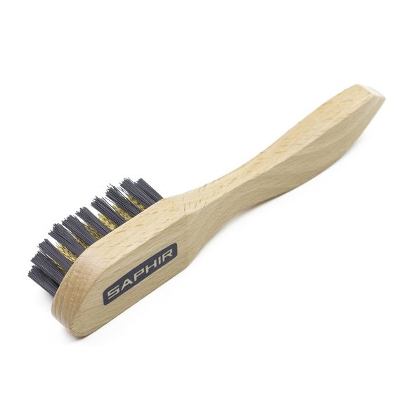 Brosse de nettoyage en daim à poils de laiton Saphir