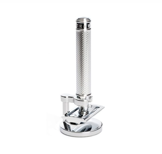 Set de rasage Mühle Traditional - support et rasoir R89 à peigne fermé