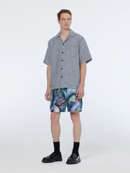 Scotch & Soda — Fave Printed Tencel Bermuda Shorts