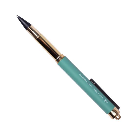 Stylo à bille en laiton TRAVELER’S COMPANY BRASS PRODUCTS - vert