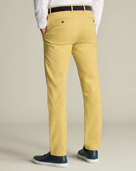Charles Tyrwhitt Ultimate Non-Iron Chinos — Lemon