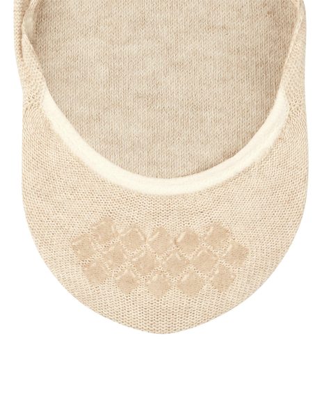 Falke Step High Cut Invisible Socks — Sand Melange