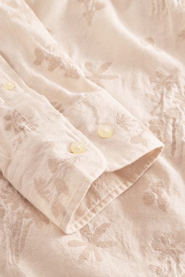 forét — Hornet Flower Jacquard Shirt