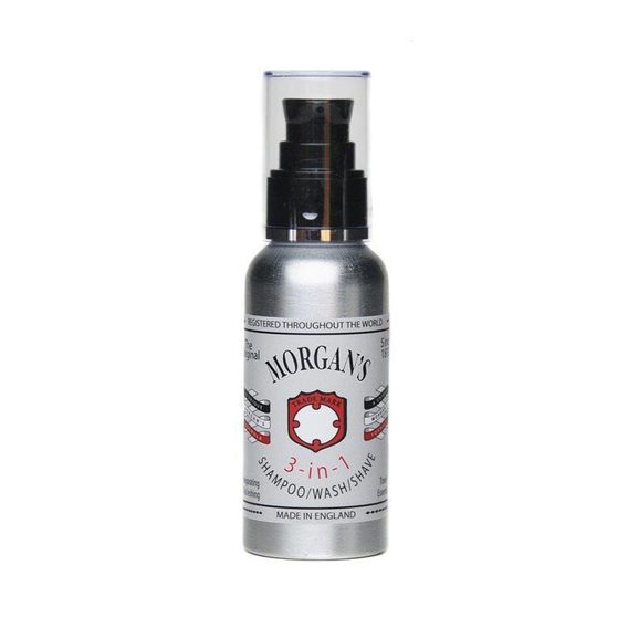 3en1 (shampoing, savon, mousse à raser) Morgan's (100 ml)