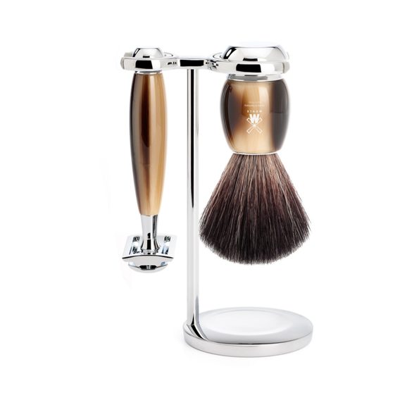 Mühle VIVO Shaving Set — Black Fibre