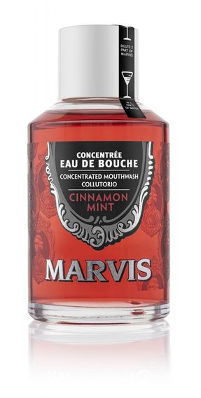 Bain de bouche concentré Marvis Cinnamon Mint (120 ml)