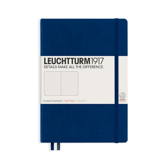 Carnet moyen LEUCHTTURM1917 Medium Hardcover Notebook - A5, couverture rigide, pointillé, 251 pages