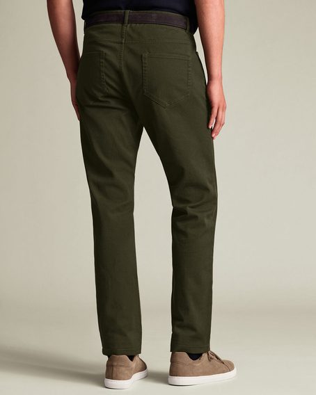 Charles Tyrwhitt 5 Pocket Jeans — Forest Green