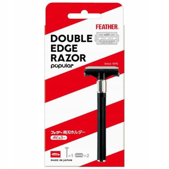Rasoir à tête fermée Feather Popular (nœud papillon)