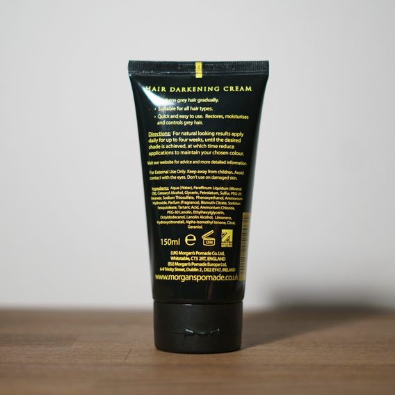 Crème assombrissante pour cheveux gris Morgan’s (150 ml)