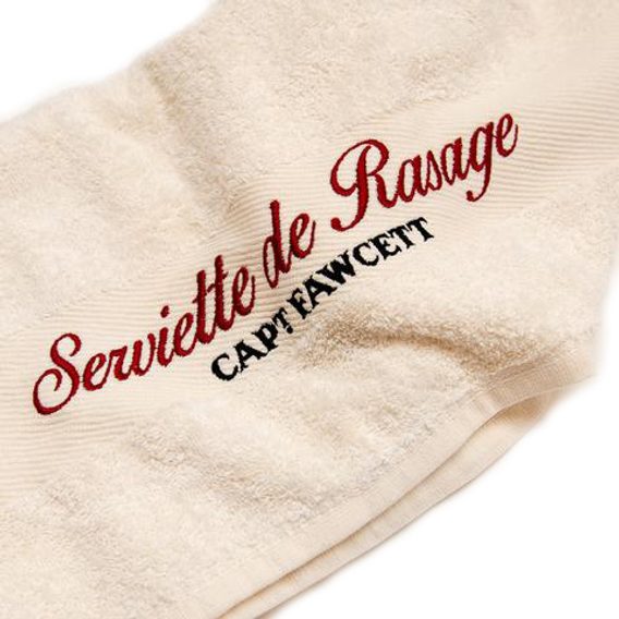 Serviette de rasage de luxe Cpt. Fawcett