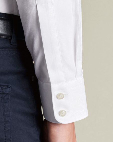 Charles Tyrwhitt Luxury Twill Shirt — White