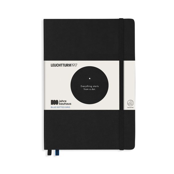 Carnet LEUCHTTURM1917 Bauhaus Edition Medium Hardcover Notebook - A5, couverture rigide, pointillé, 251 pages