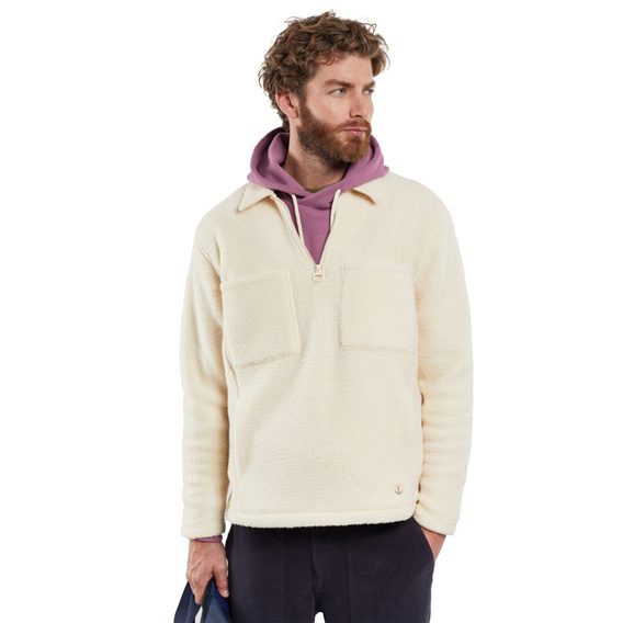 Armor Lux Sherpa Sweat-shirt zippé