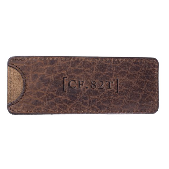 Étui en cuir pour peigne à barbe pliable Cpt. Fawcett (CF.82T)