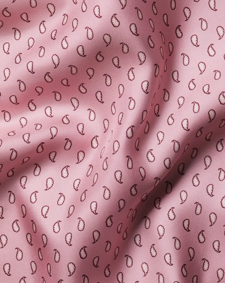 Charles Tyrwhitt Silk Paisley Pocket Square — Pink
