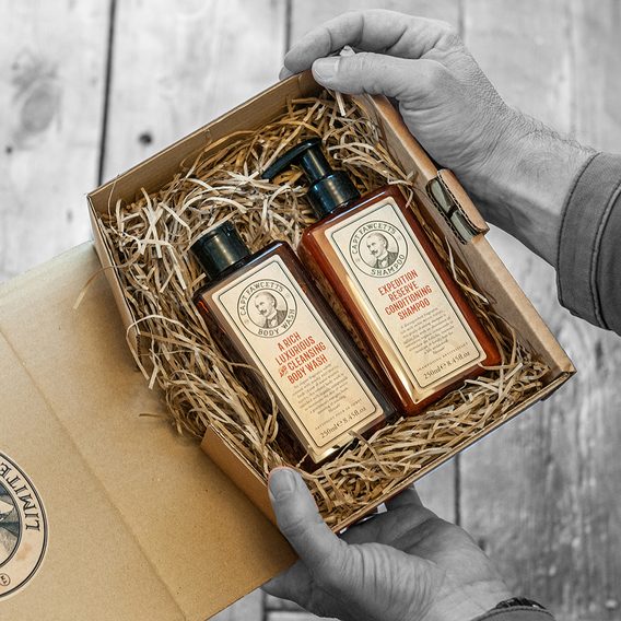 Coffret cadeau gel douche et shampoing Cpt. Fawcett Expedition Reserve