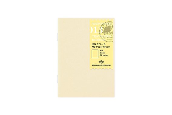 Recharge #013 : Cahier vierge en papier crème à grammage élevé (Passport)