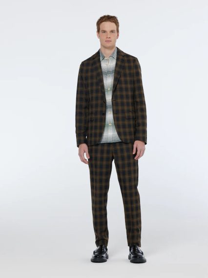 Scotch & Soda — Single-Breasted Yarn-Dyed Blazer