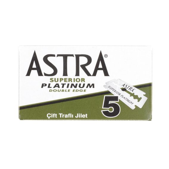 Lames de rasoir classiques Astra Platinum (5 pièces)