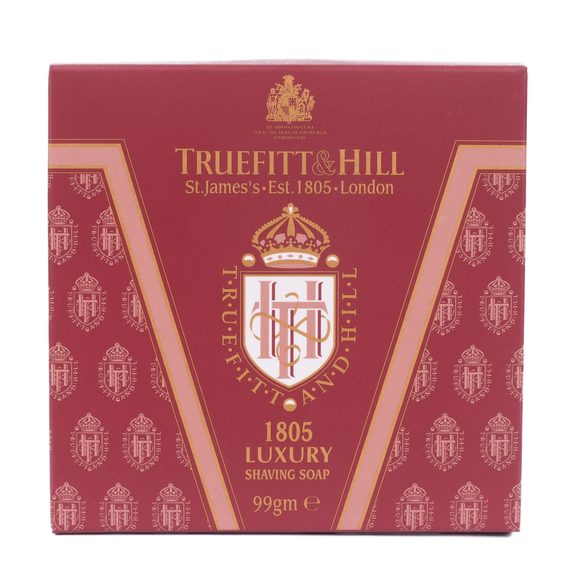 Savon à raser de luxe Truefitt & Hill dans un bol en bois - 1805 (99 g)