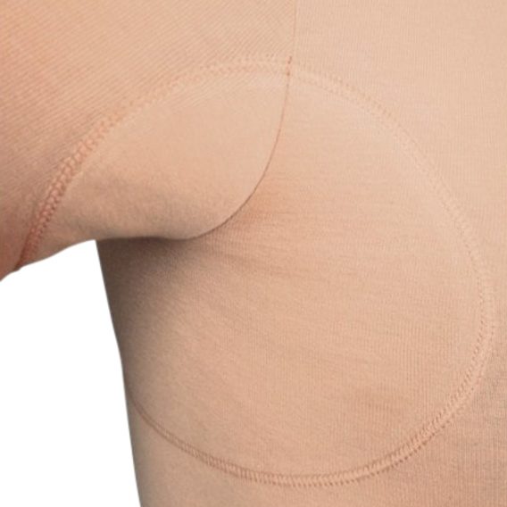 T-shirt invisible avec aisselles renforcées