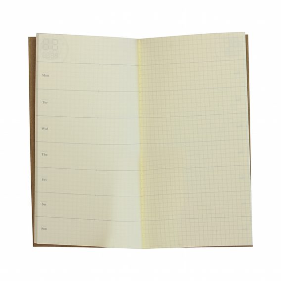 Recharge #019 : Agenda hebdomadaire et feuilles à carreaux