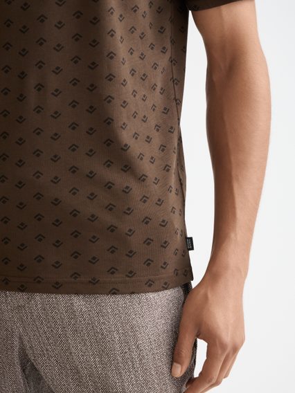 Scotch & Soda — Jacket T-Shirt Micro Geo Demitasse Aop