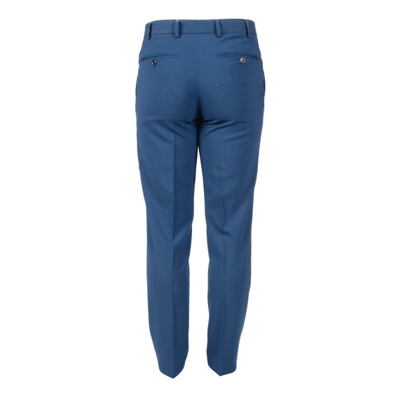 Pantalon de costume en laine John & Paul - bleu