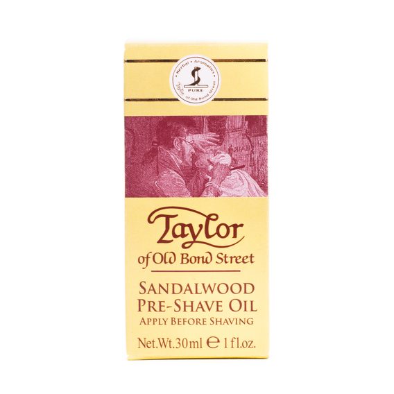 Huile de pré-rasage Taylor of Old Bond Street - Sandalwood (30 ml)