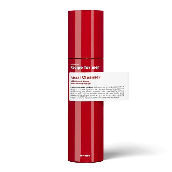 Gel nettoyant pour le visage Recipe for Men Facial Cleanser (100 ml)