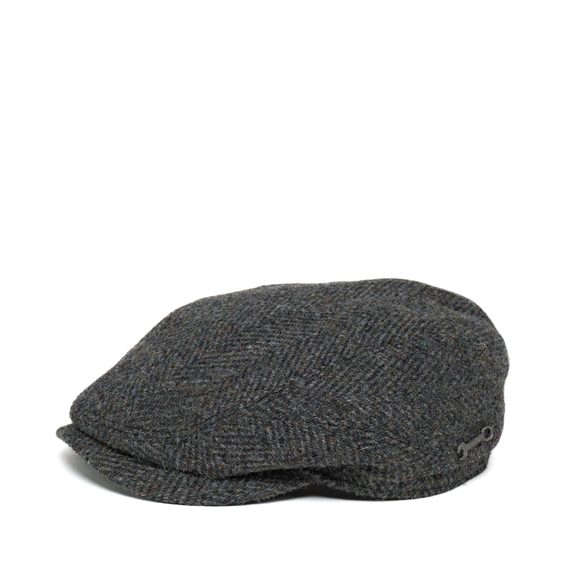 Stetson Driver Cap Herringbone Harris Tweed Garage Theme