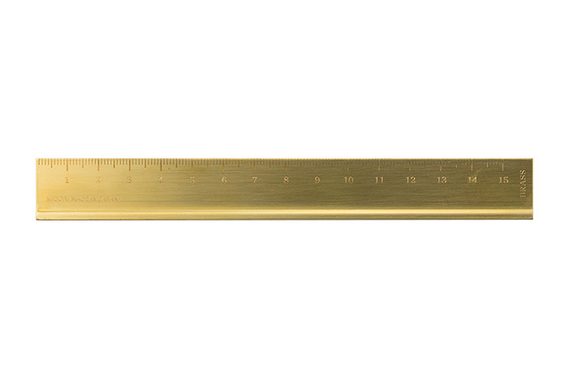 Règle en laiton TRAVELER’S COMPANY BRASS PRODUCTS