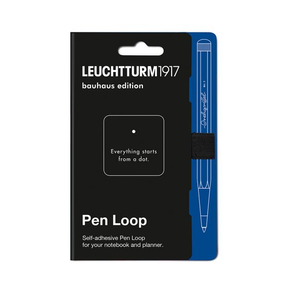 Boucle Pour Stylo Leuchtturm1917 - Collection Natural Colours Renard Rouge - Autocollant 40x40mm - Élastique 15mm