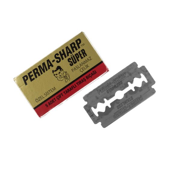 Lames de rasoir classiques Perma-Sharp Super Double Edge (5 pcs)