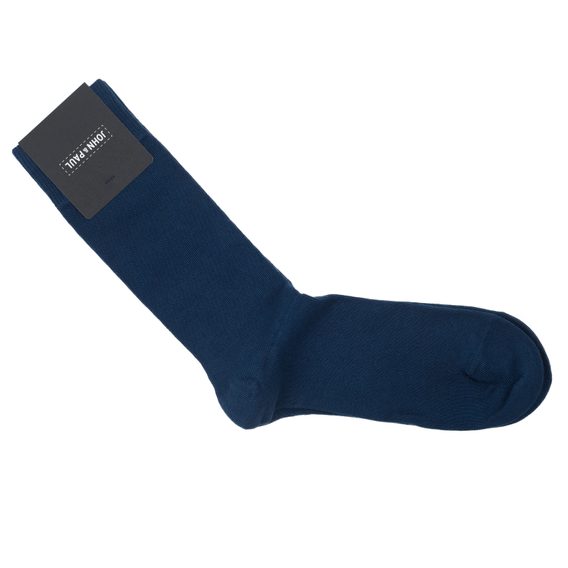 Chaussettes en coton John & Paul - bleu foncé