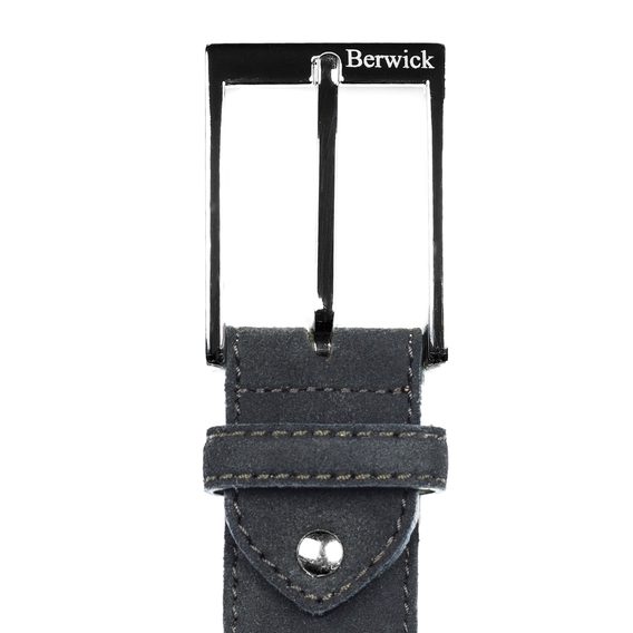 Ceinture en daim Berwick - marron chocolat