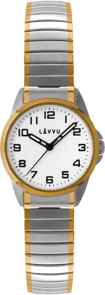 Dámské pružné hodinky LAVVU LWL5014 STOCKHOLM Small Bicolor