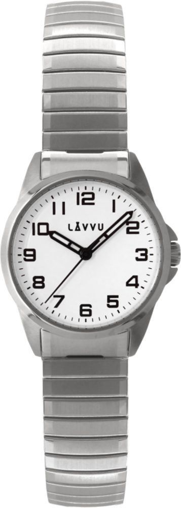Dámské pružné hodinky LAVVU LWL5010 STOCKHOLM Small White