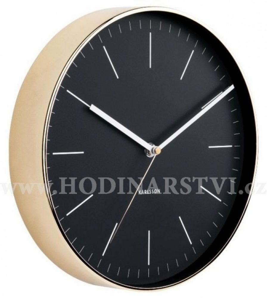 Hodiny Karlsson 5695BK 28cm