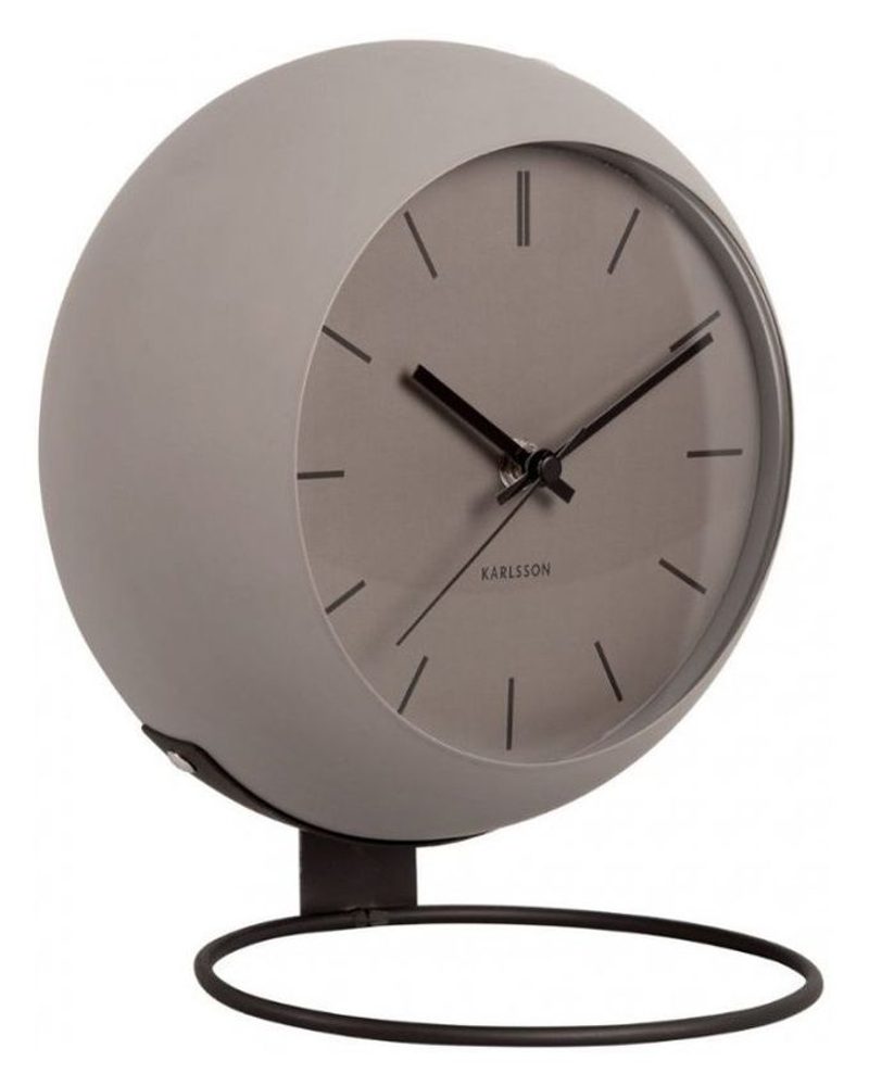 Designové stolní hodiny KA5858GY Karlsson 25cm