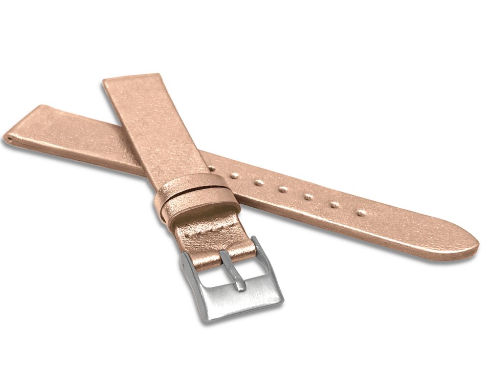 Rose gold řemínek MINET z luxusní kůže Top Grain MSSUY14