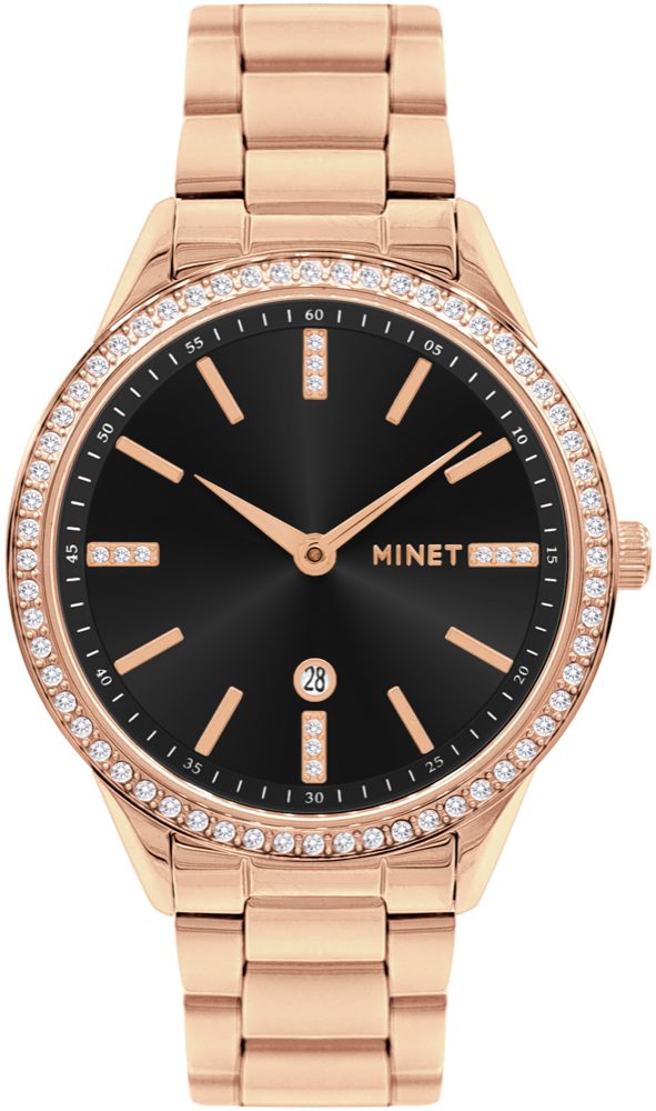MINET Rose gold dámské hodinky AVENUE MWL5309