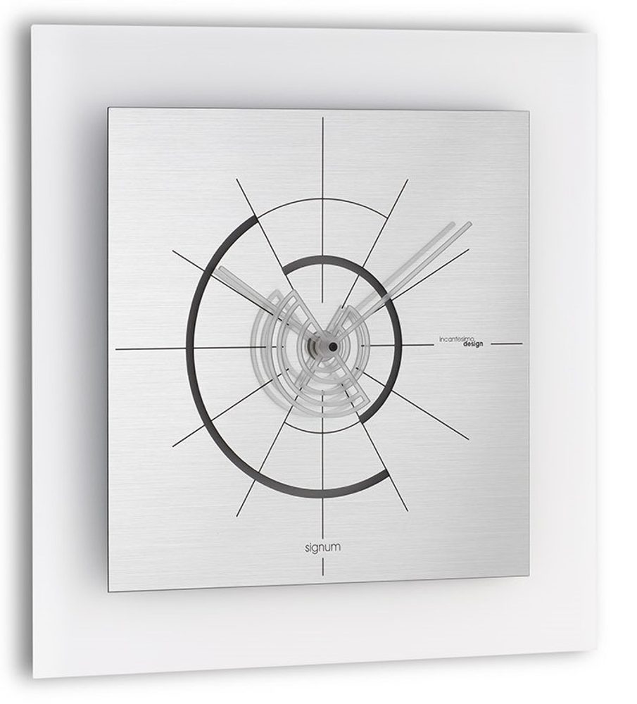 Designové nástěnné hodiny I558M chrome IncantesimoDesign 40cm