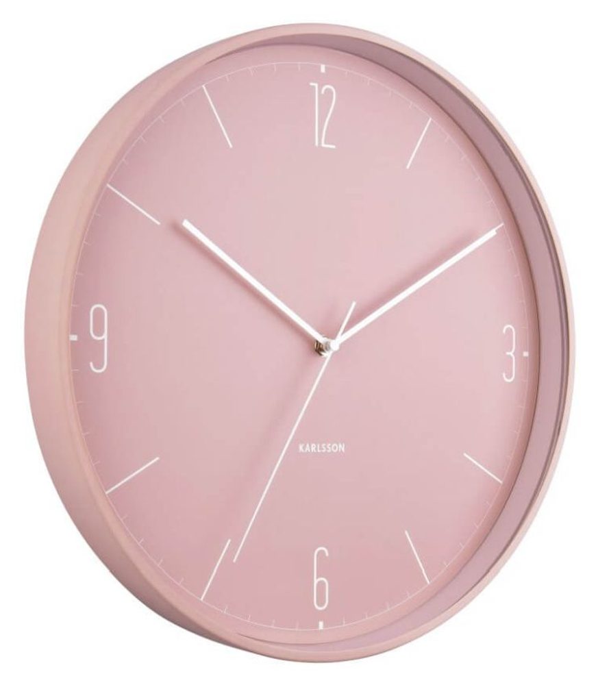 Designové nástěnné hodiny KA5735PI Karlsson 40cm