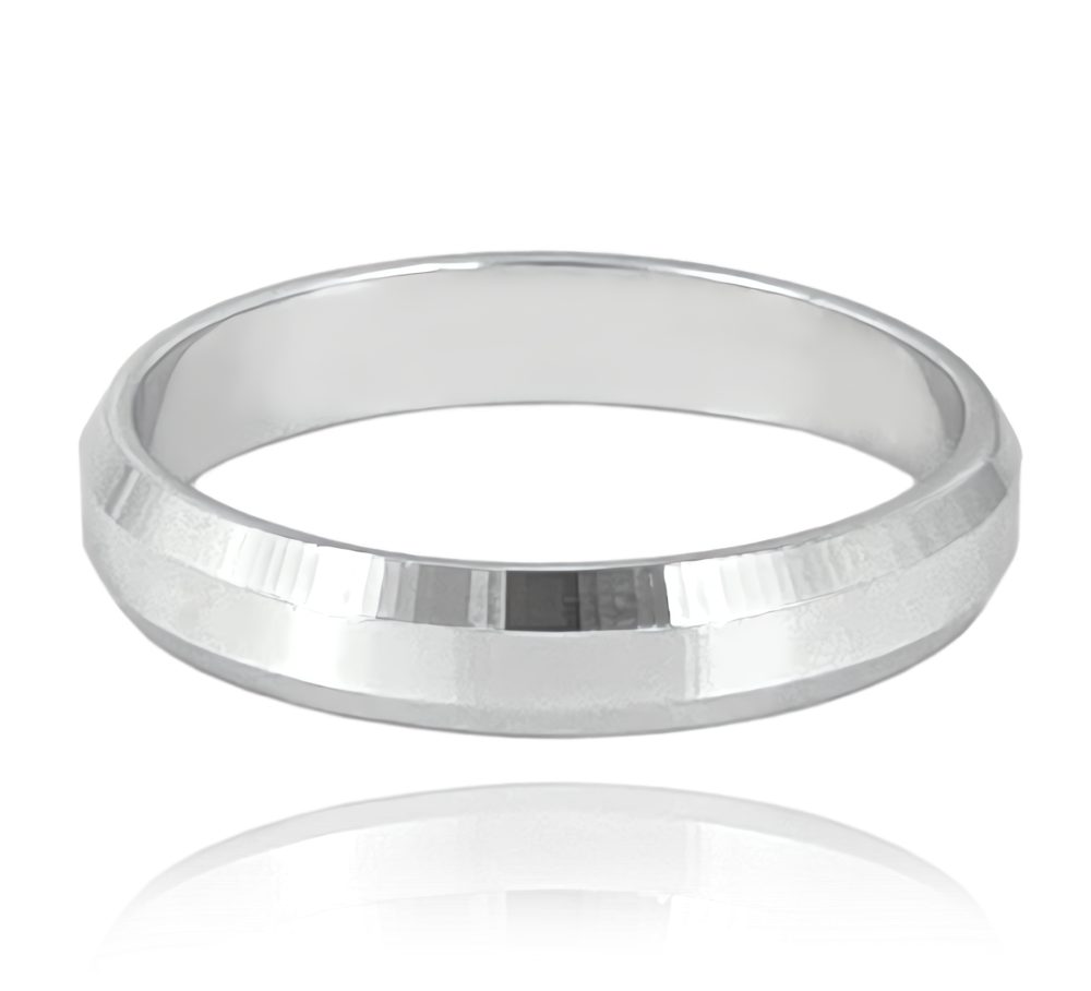 MINET+ Stříbrný snubní prsten 4.5 mm