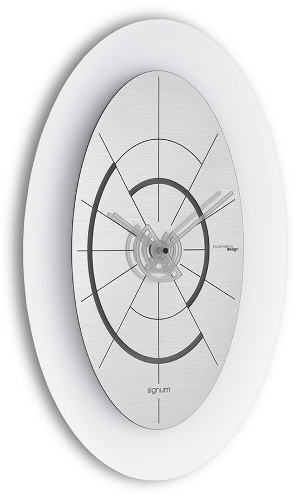 Designové nástěnné hodiny I560M chrome IncantesimoDesign 45cm