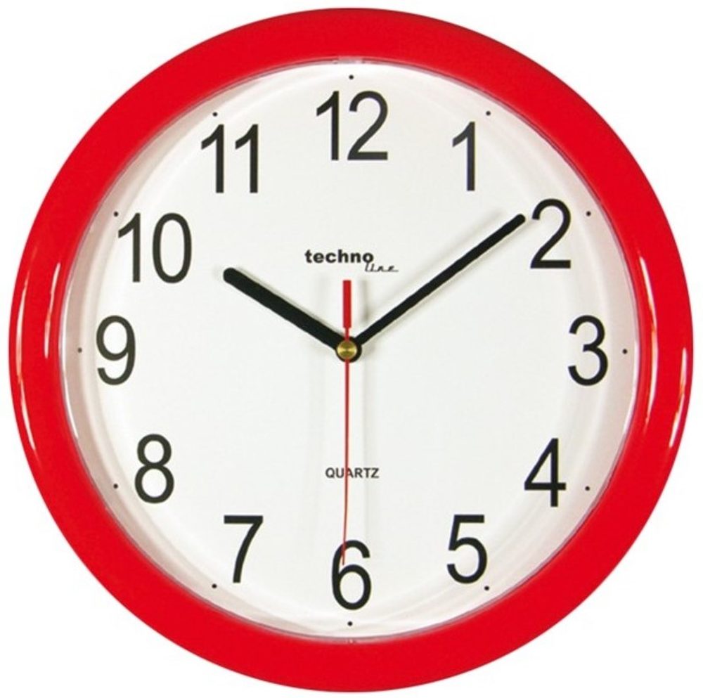 Nástěnné hodiny WT 600 red