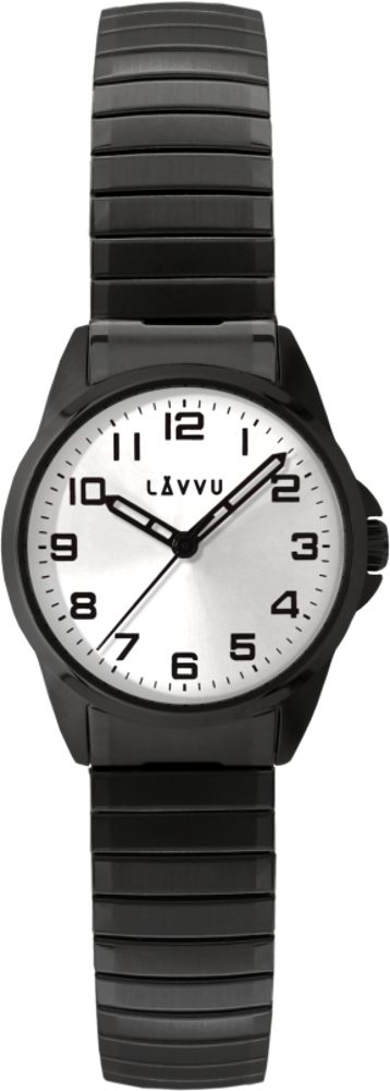 Dámské pružné hodinky LAVVU LWL5015 STOCKHOLM Small Black