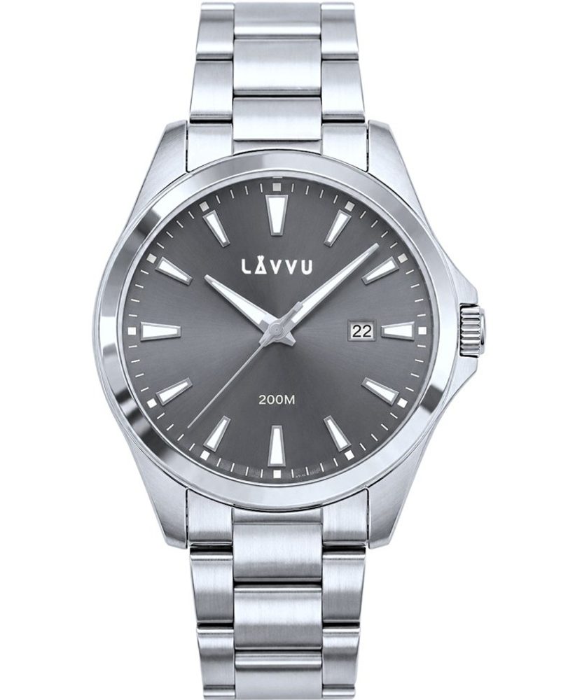 LAVVU 20 ATM Pánské hodinky ISBRYDER Grey